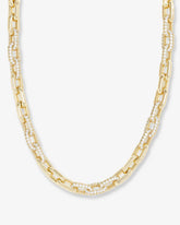 Frankie Pavé Chain Necklace 18"